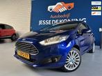 Ford Fiesta 1.0 EcoBoost Titanium/bj.2015/climate/navigatie/, Voorwielaandrijving, Euro 5, Gebruikt, Blauw