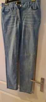 Damesjeans met bloemenmotief, maat 40, Bonprix., Kleding | Dames, Bonprix, Blauw, Ophalen of Verzenden, Zo goed als nieuw
