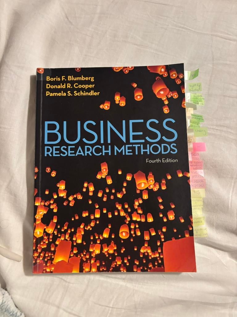 Blumberg - Business Research Methods, Ophalen of Verzenden, Zo goed als nieuw, Overige onderwerpen