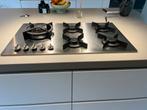 Siemens kookplaat RVS, Ophalen, 4 kookzones, Zo goed als nieuw, Inbouw