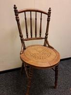 Vintage Houten Stoel, Ophalen, Gebruikt, Bruin, Vintage