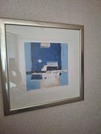 Abstracte Kunst Print met Lijst, Ophalen of Verzenden