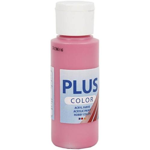 Plus Color acrylverf fles 60 ml fuchsia roze, Hobby en Vrije tijd, Schilderen, Nieuw, Acrylverf, Ophalen of Verzenden