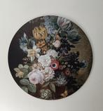 wandcirkel schilderij bloemen 70 cm, Huis en Inrichting, Ophalen, 50 tot 75 cm, Zo goed als nieuw, Schilderij