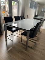 Karat eettafel, 100 tot 150 cm, 200 cm of meer, Ophalen of Verzenden, Zo goed als nieuw