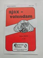 AJAX - Volendam programma seizoen 1978/79 no 28, Verzenden, Gebruikt, Ajax