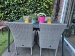 Intratuin 4 luxe tuinstoelen dining stoelen aluminium frame, Tuin en Terras, Tuinstoelen, Ophalen, Zo goed als nieuw, Aluminium