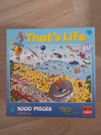 That's Life Puzzel - 1000 Stukjes - Zo Goed Als Nieuw, Ophalen of Verzenden, 500 t/m 1500 stukjes, Zo goed als nieuw, Legpuzzel