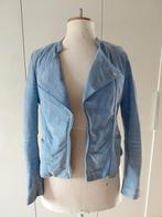 Lichtblauw suède jasje HEMA maat L, Blauw, Maat 42/44 (L), Ophalen of Verzenden, Zo goed als nieuw