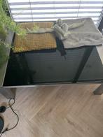 Mooie moderne design salon tafel 1 meter bij 1 meter, Ophalen of Verzenden, Zo goed als nieuw, 110 cm of meer, Hok
