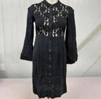 DKNY Donna Karan New York zwarte bloemen kanten knoop jurk, Kleding | Dames, Jurken, Zwart, Ophalen of Verzenden, Zo goed als nieuw