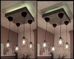 Hanglampen 4x industriële look, Ophalen, Zo goed als nieuw, Minder dan 50 cm