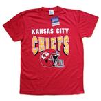 Kansas city chiefs vintage nfl football printed t shirt by, Ophalen, Nfo@taurusvintage.nl, Kansas chiefs, Nieuw
