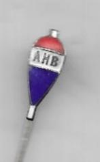 A.H.B. VISSEN DOBBER SPELD ROOD WIT BLAUW, Ophalen of Verzenden, Nieuw, Dier of Natuur, Speldje of Pin
