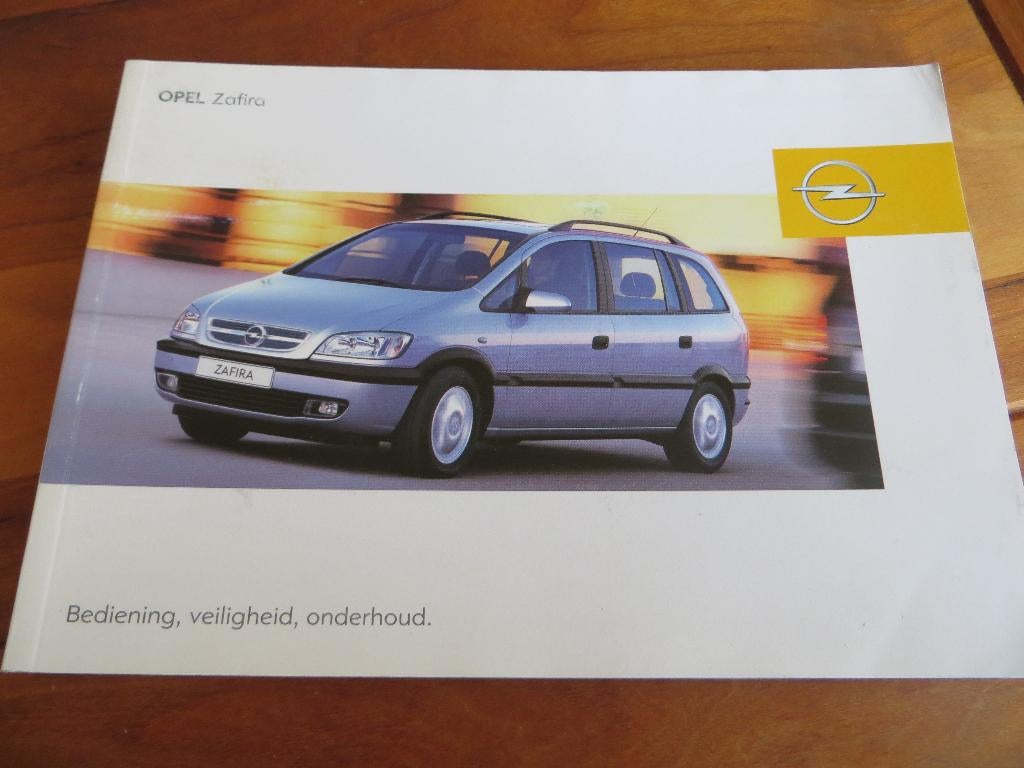 Instructieboek Opel Zafira A 2003, Ophalen of Verzenden
