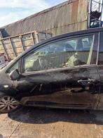 Voordeur links linksvoor zwart Toyota Auris I ('07-'12), Ophalen, Gebruikt, Deur, Toyota
