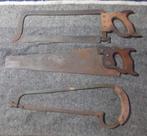 Antieke handzagen set (3 stuks), Antiek en Kunst, Ophalen of Verzenden