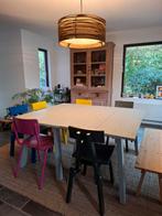 Tafel Ikea Industriell Piet Hein Eek lichtgrijs, Huis en Inrichting, Ophalen, Gebruikt