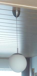 2 mooie lampen  glazen bol, Ophalen, Gebruikt