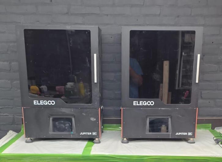 2x elegoo jupiter grote resin printers, Computers en Software, 3D Printers, Gebruikt, Ophalen