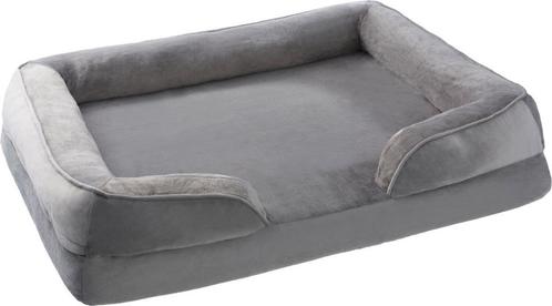 Hondenmand - Orthopedisch - Maat L - Grijs - 106 x 80 x 18cm, Dieren en Toebehoren, Hondenmanden, Nieuw, Polyester, Ophalen of Verzenden