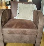 Skai leren fauteuil, Huis en Inrichting, Fauteuils, Ophalen, Gebruikt, 50 tot 75 cm, Leer