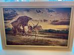 Vintage Indonesisch Schilderij, Antiek en Kunst, Kunst | Schilderijen | Klassiek, Ophalen
