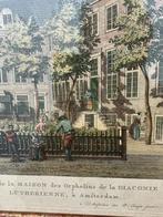 Gravure Amsterdam H Schouten1783 Lutherse - Weeshuys, Ophalen of Verzenden