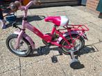 Roze fietsje, Fietsen en Brommers, Ophalen, Zo goed als nieuw, Minder dan 16 inch, Zijwieltjes