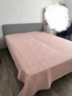 Ikea slattum tweepersoonsbed 164x206cm ZONDER MATRAS, Ophalen, Overige materialen, Tweepersoons, Zo goed als nieuw