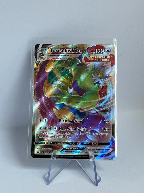 Pokémon - Tornadus Vmax, Hobby en Vrije tijd, Verzamelkaartspellen | Pokémon, Zo goed als nieuw, Losse kaart, Verzenden
