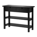 Ikea Norden sideboard zwart - sidetable wandtafel, Huis en Inrichting, Tafels | Sidetables, Ophalen, Gebruikt, 100 tot 150 cm