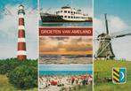 AMELAND Vuurtoren Veerboot Molen (Gekartelde Rand), Gelopen, 1960 tot 1980, Waddeneilanden, Verzenden