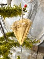 Per Sempre , Zeldzaam Crêpe Oud/Antiek kerst ornament, Ophalen of Verzenden, Zo goed als nieuw