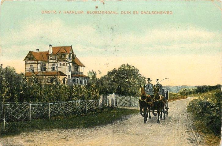 701121047 Bloemendaal Duin en Daalscheweg, Verzamelen, Ansichtkaarten | Nederland, Noord-Holland, Voor 1920, Verzenden