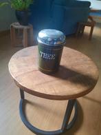 BK theebus donkergroen met gouden bies, Ophalen of Verzenden