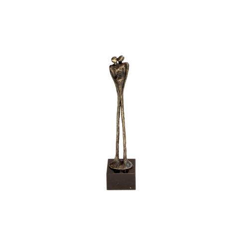 bronzen beeldje La Promesse, Antiek en Kunst, Kunst | Beelden en Houtsnijwerken, Ophalen of Verzenden