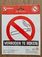 Stickers - verboden te roken, Ophalen of Verzenden, Nieuw
