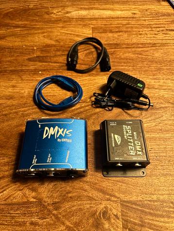 Enttec DMXis Interface + 2ch Splitter beschikbaar voor biedingen