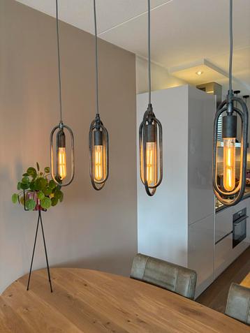 Hanglamp Eettafel staal - Industrieel Design beschikbaar voor biedingen