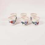 Exclusieve Boch Boerenbont eierdoppen vintage en puntgaaf, Huis en Inrichting, Keuken | Servies, Ophalen, Zo goed als nieuw, Kom(men)