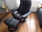 Stressless stoel, Minder dan 75 cm, Leer, Ophalen of Verzenden, Zo goed als nieuw