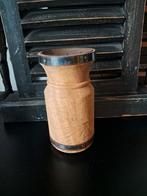 Stoere sobere houten kandelaar., Ophalen of Verzenden, Hout, Minder dan 25 cm