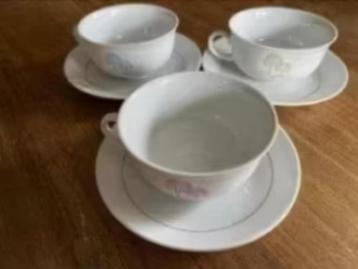 3 Kop en schotel : winterling Bavaria : van Nelle Thea time beschikbaar voor biedingen