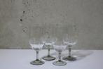 4 Wijnglas met fume been & voet - Richard Süßmuth - 60's, Ophalen of Verzenden, Gebruikt, Overige typen