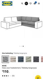 Hoes Kivik hoekbank (5 pers) Tibbleby beige/grijs, Ophalen, Minder dan 10 m², Beige