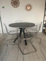 Ronde Eettafel IKEA Mariedamm, Huis en Inrichting, Ophalen, 100 tot 150 cm, 200 cm of meer, Zo goed als nieuw