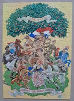 Bevrijding -Pol Dom -1945 - vintage, Ophalen of Verzenden, Minder dan 500 stukjes, Gebruikt, Legpuzzel