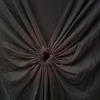 Studio Anneloes jurk zwart effen viscose 3/4 mouw M-L 41170, Studio Anneloes, ., Zwart, Maat 42/44 (L)