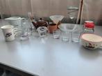 Keuken spullen, waxinelichtje en bloempotjes etc., Huis en Inrichting, Ophalen, Zo goed als nieuw, Glas, Overige stijlen